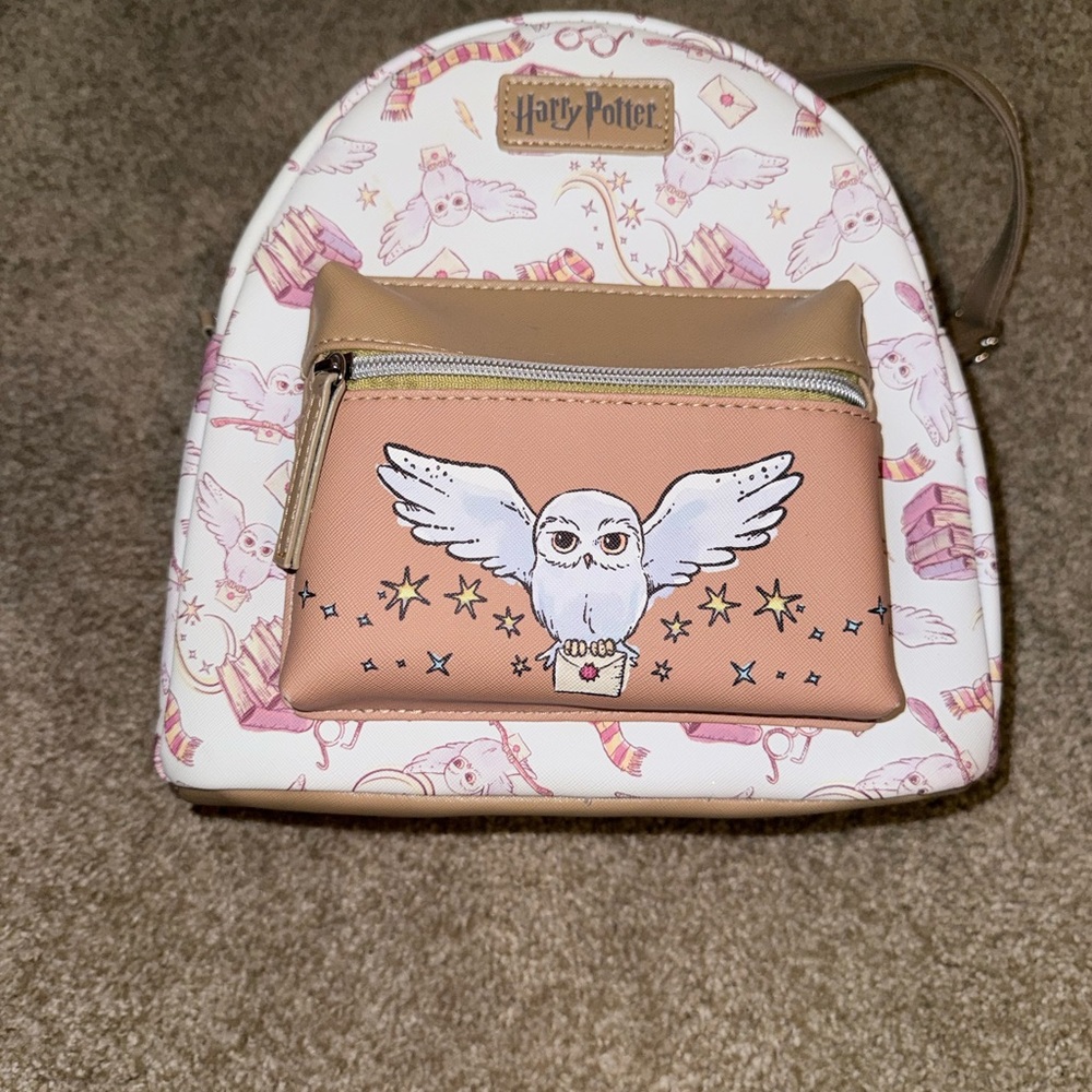 Harry Potter mini Backpack with Hedwig Design - image 1